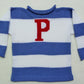 WIDE STRIPE TWO COLOR Personalized Knit Sweater | Devonknitwear