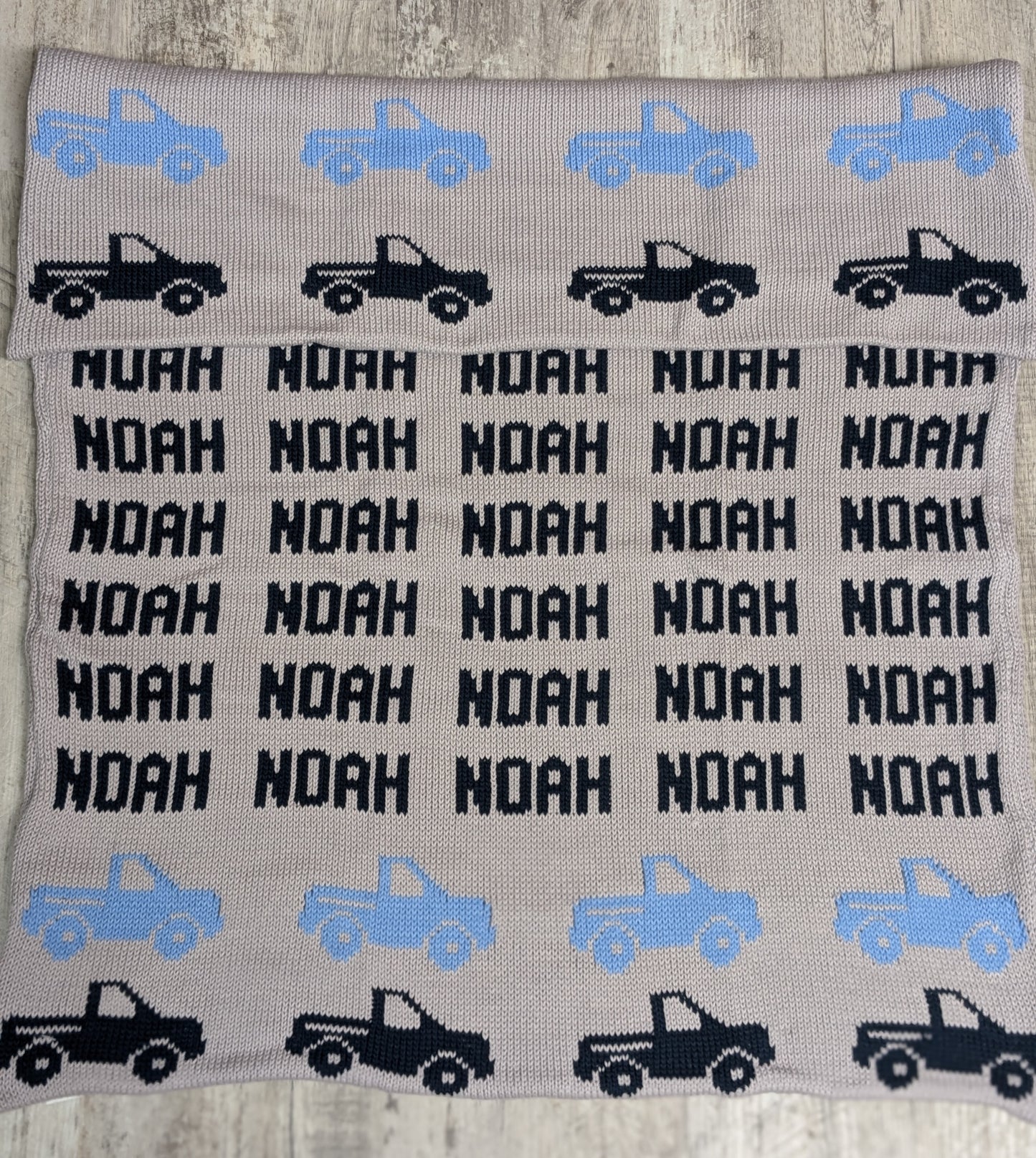 TRUCKS REPEAT NAME BLANKET