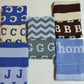 STRIPE BLANKET Personalized Cotton Baby Gift | Devonknitwear