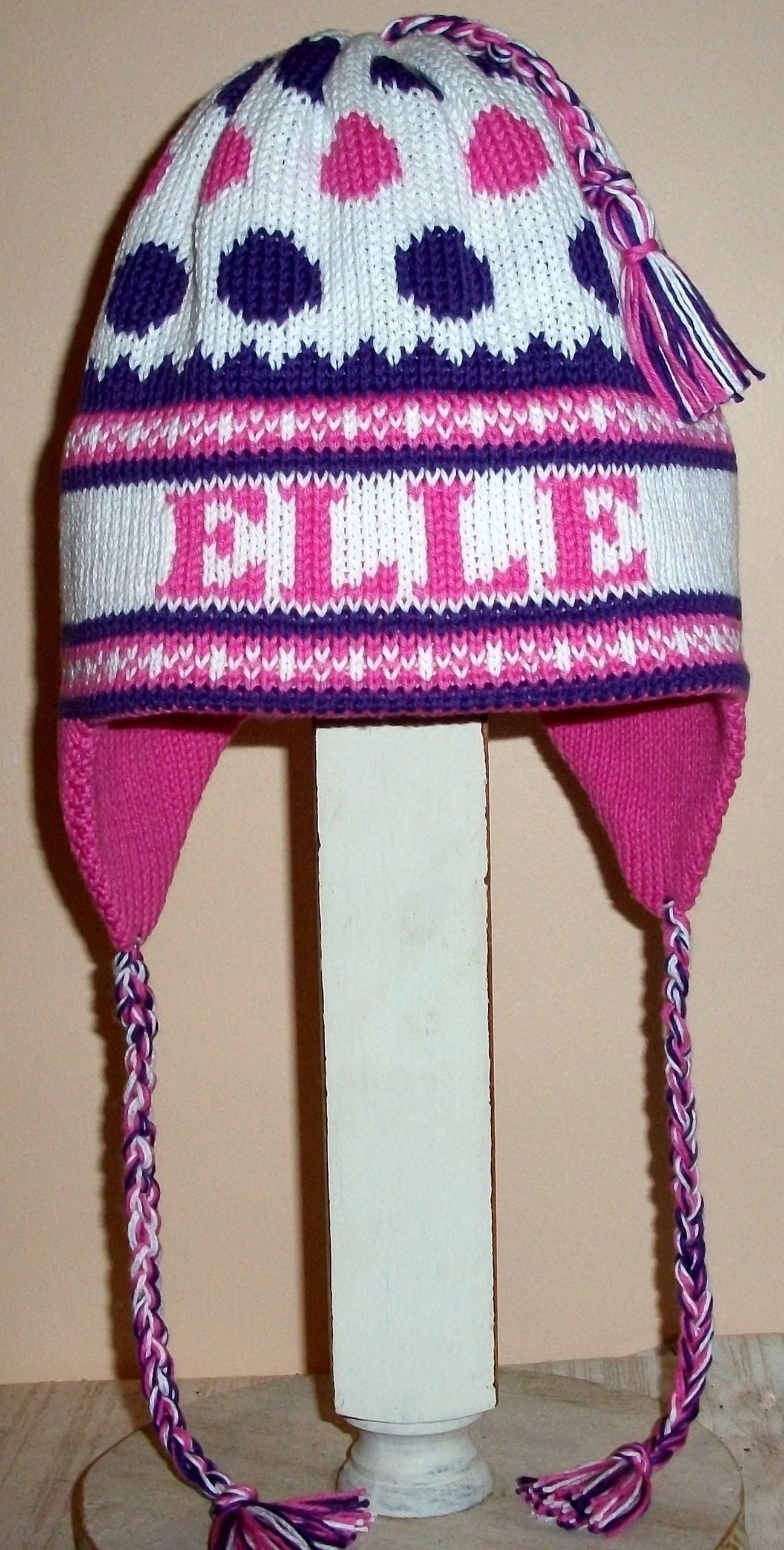 Polka Dot Earflap Hat